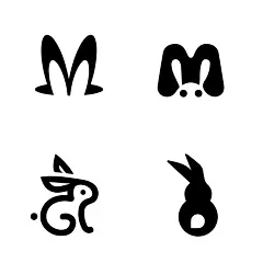 卯兔接福！20款兔年兔元素大合集Logo设计之二图片_logo图片素材-花瓣网