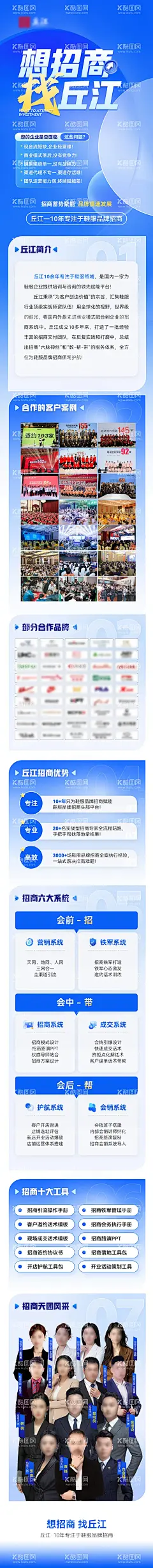 项目介绍详情图  - 源文件下载【酷图网】海报,长图,项目,介绍,招商,咨询,培训,人物,