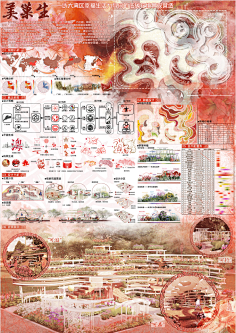 环艺展板-花瓣网|陪你做生活的设计师 | 全国高校景观设计毕业作品展 竞赛作品