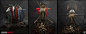 Adam Wolfe - Totems, Petra Nikolic : Concepts for the scarecrow totems  i did for Adam Wolfe by MadHeadGames