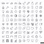 Unigrid Mini Icons UI设计 矢量素材 图标设计 sketch_UI设计_Icon图标