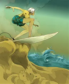 Marcos Chin　插画作品 - 当代艺术 - CNU视觉联盟