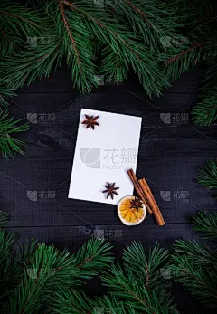 圣诞卡,垂直画幅,贺卡,留白,古老的,干的,乡村风格,橙子,彩色图片,冬天