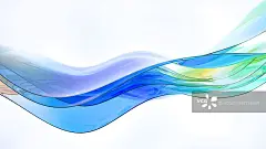 白色背景下彩色抽象图案的特写镜头图片素材