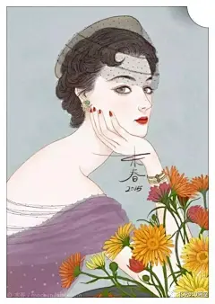 如此细腻的插画，简直美到了骨子里 : 一组细腻的时尚手绘插画，包括一些超现实主义的绘画艺术，和一些中国风风格的卡通人物头像，很有特色，一起来看看吧！来自杭州女生资深插画师末春|细节图|作画步骤|其他更多优秀作品|-END-The cont...