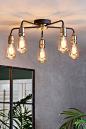 Buy Brooklyn 5 Light Flush Ceiling Light from the Next UK online shop