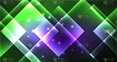 几何形状,抽象,潮人,荧光,背景聚焦,活力,创造力,闪亮的,铬合金,太空