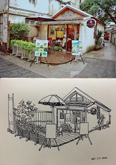 nanrene采集到建筑速写