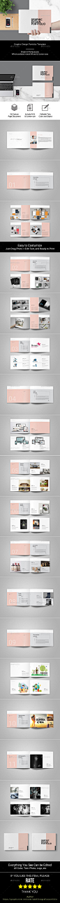 Graphic Design Portfolio Template - Portfolio Brochures