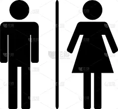 卫生间,女人,男性,公寓,分离着色,白色,人,男人,概念,图像