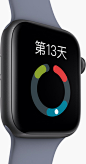 Apple Watch Series 4 - 健康 : Apple Watch Series 4 能在你心率偏低和偏高时发出预警提醒，具备摔倒检测和 SOS 紧急联络功能，并带来全新的呼吸表盘。