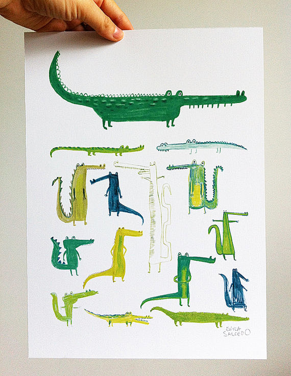 鳄鱼打印