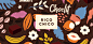 Rico Chico插画风格水果味巧克力产品包装设计案例参考分享欣赏