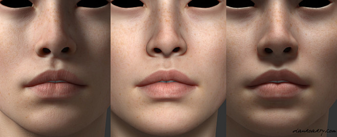 a face in progress, ...