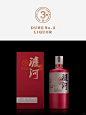 白酒包装设计|渡河酒|酱酒独有的风味！ - 小红书