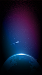 彩色神秘星空星球H5- HTML素材网