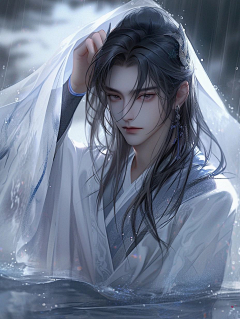洛王爷采集到A-古风 单人【男】