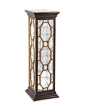 John Richard 48"H X 16"W Eglomise Pedestal (also available in 36"x16") Mirrored