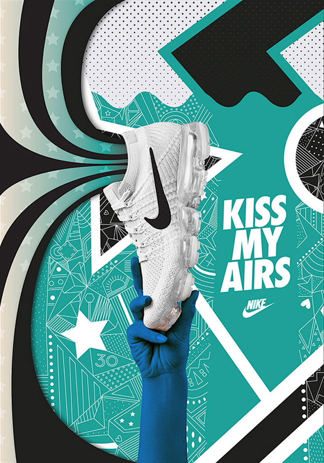 “KISS MY AIRS”主题海报设计...