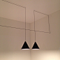 Light & Space: Michael Anastassiades' "String Light" for FLOS I SALONI 2013 | Apartment Therapy #简约# #燈#