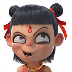分享一组魔丸小哪吒的表情包，“我是小妖怪，逍遥又自在，杀人不眨眼，吃人不放盐”~ ​​​​