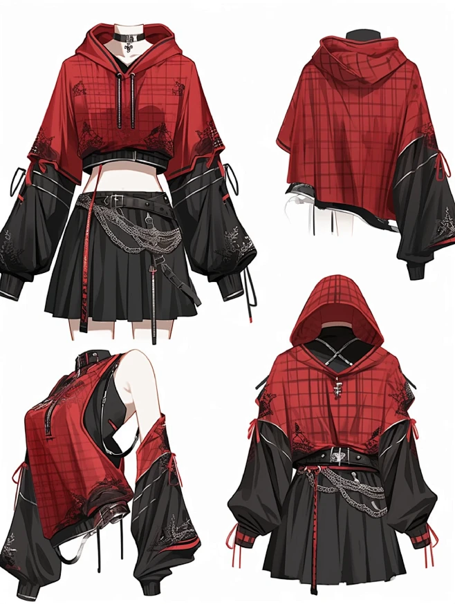 Ai服装设计｜潮流女装服设-花瓣网
