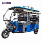 New Design Electric Keke Motorcycle Rickshaw 4000W Three Wheeler