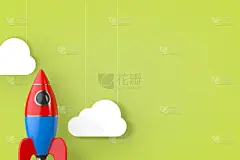 火箭,云,三维图形,天空,贺卡,未来,古老的,陆用车,计算机制图,计算机图形学