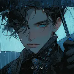 蓝调。#ai绘画 #壁纸 #头像 #氛围感@喵姐是只猫，采集@屿堍