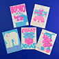 YUK FUN Christmas cards 2021 on Behance