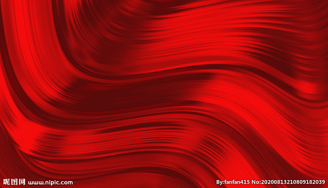 红色金属质感曲线