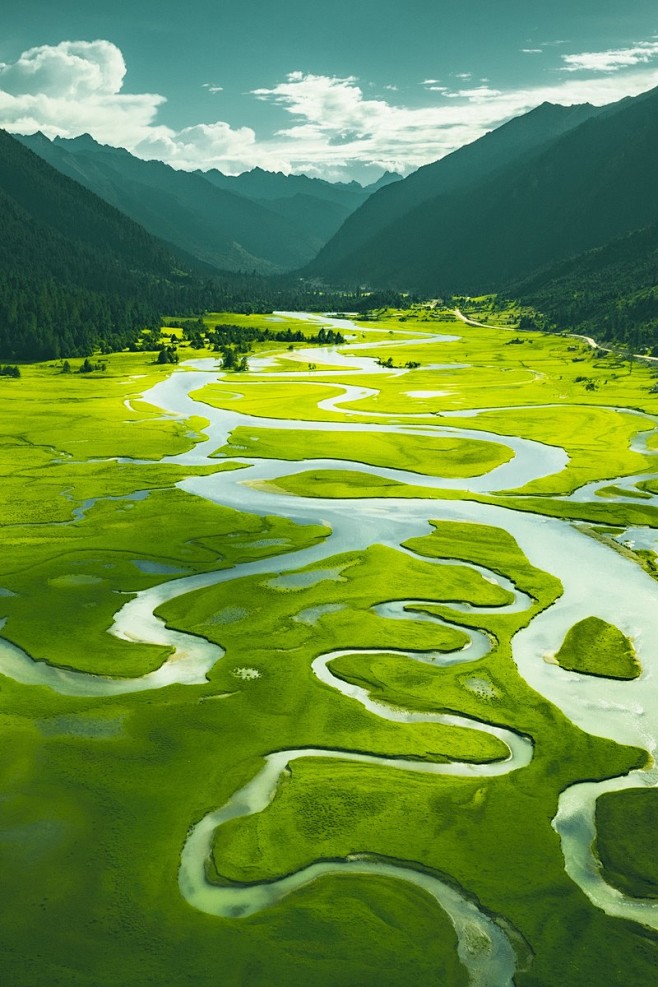 西藏林芝 ｜ 巴松措_风景_POCO摄影...