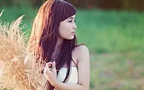 清纯邻家女孩高清桌面壁纸