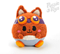 Bullet from Cannon Land : Handmade plush toy based on the design of Bullet from the game Cannon Land http://herding-cats.net/cannonland/