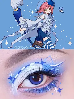 童年灵感眼妆-守护甜心 亚梦×美琪♠️