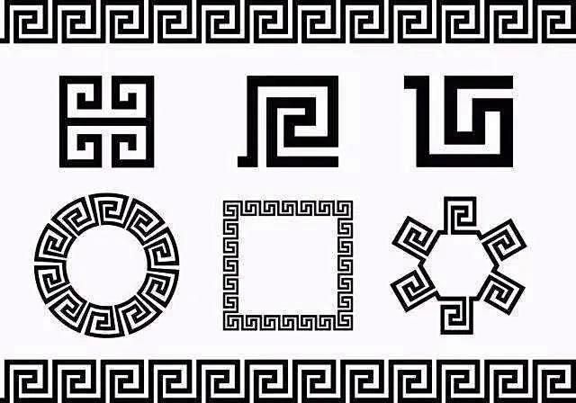 回字纹因其形状像汉字中的回字所以称之为回字纹寓意着规则有序好运的