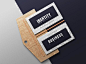 Elegant business cards mockup Free Psd