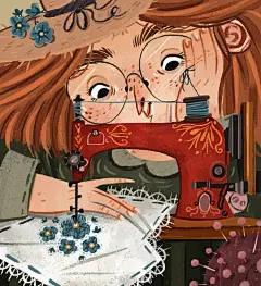 #儿童插画##每日一画# 
一组肌理感很强的儿童插画分享～
复古配色/
via：laura_illustrator ​​​​