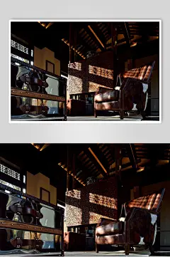 红木家具复古装修设计图片