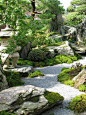 Japanese garden - karesansui Kokeniwa: