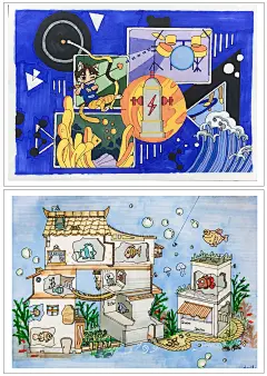手绘培训，手绘插画，夜景手绘，景观手绘，建筑手绘，景观效果图，建筑效果图，设计手绘，马克笔上色，手绘透视，考研手绘图，手绘设计图