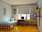 现代简约风格小空间儿童房装修效果图