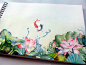 两个半月的坚持-刹那芳华_夏季_涂鸦王国
