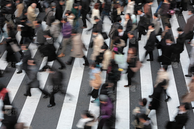 街道,拥挤的,人,斑马线,紧迫,城市,人行横道,忙碌,人群,步行