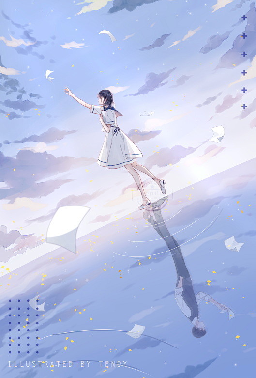 遥不可及_tendy__插画师作品 #情...