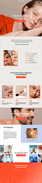 Glowbar Landing Page Example: Face Your Skin in 30 Minutes