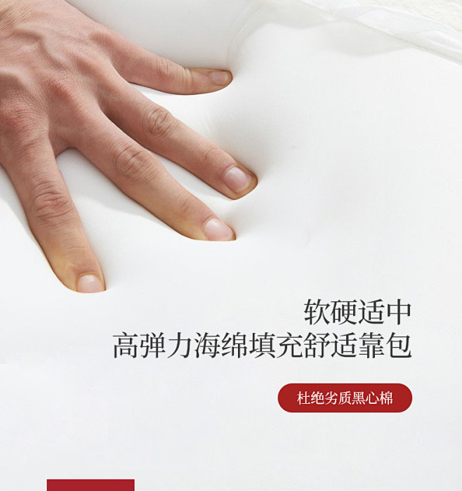 美式实木床轻奢1.8米软包床主卧现代简约...