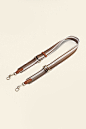 Add a flair to your accessories with the Canal Bag Strap! Trimmed with Italian leather and finished with goldtone hardware, the Canal Bag Strap is designed to attach to your Marina Bucket or Sailor's Organizer when you wear it by itself. You can of course