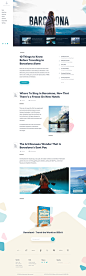 经验分享！12款简洁的旅游博客网页设计 - 优优教程网