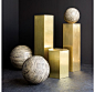 Spun Bamboo Balls - Unique Artifacts - Hospitality Gold Leaf Design Group:深圳-雕塑摆件、五金家具、装饰画、壁饰定制厂家15361411603